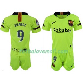 Levné FC Barcelona SUAREZ 9 Dětské Venkovní Fotbalové dresy 2018-2019 Krátký Rukáv